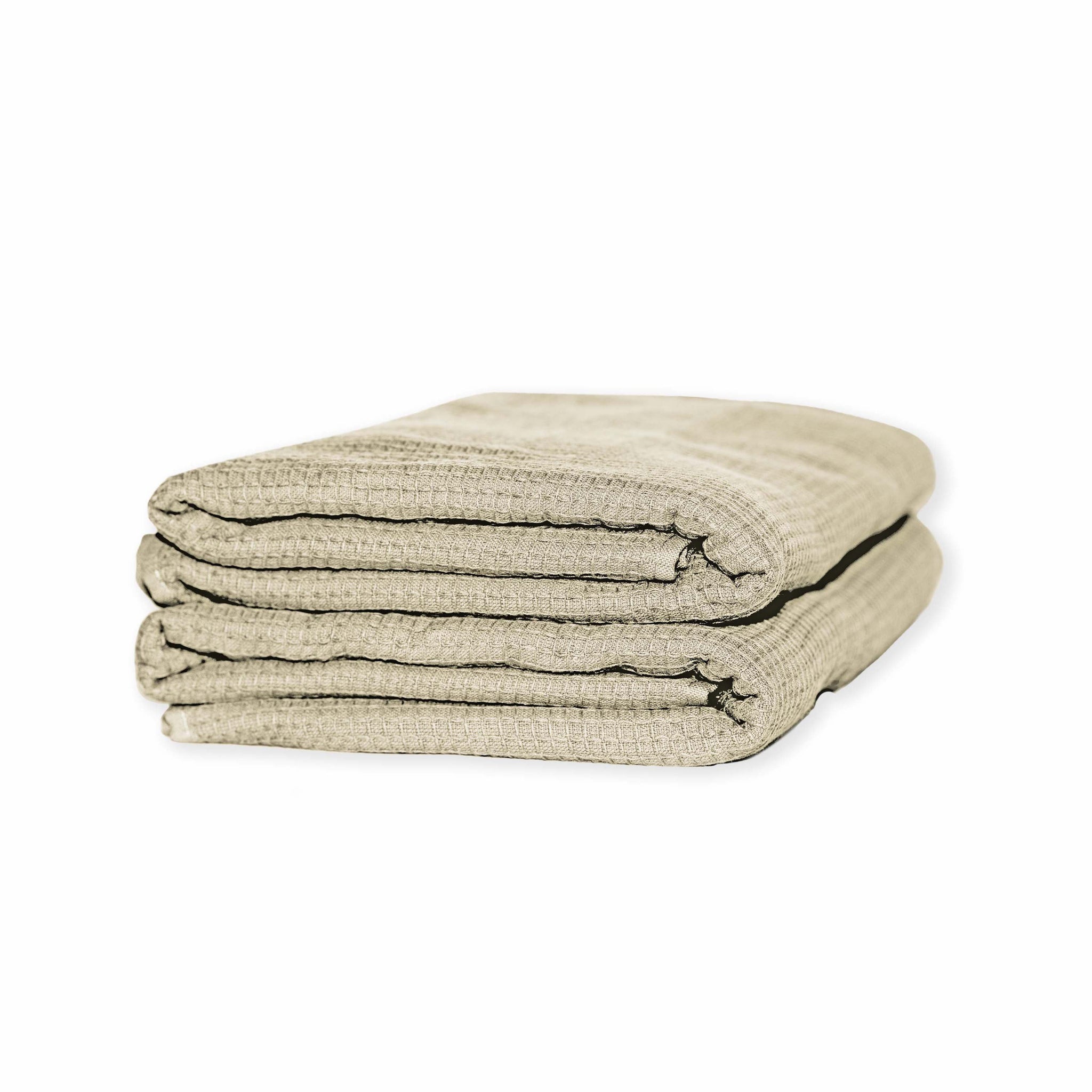 Anaya Euro Cotton Waffle Luxury Bath Towel - Beige