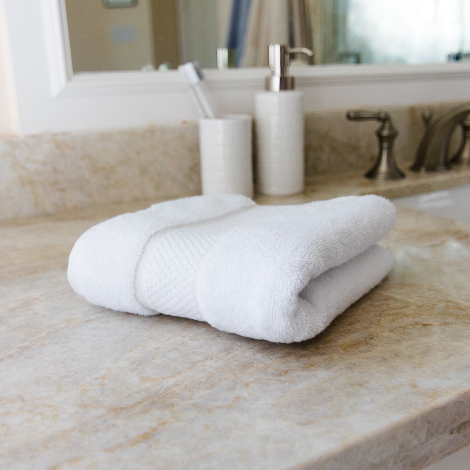 Premium Cotton Hand Towels Plush Touch Quick Dry Hand And Kitchen